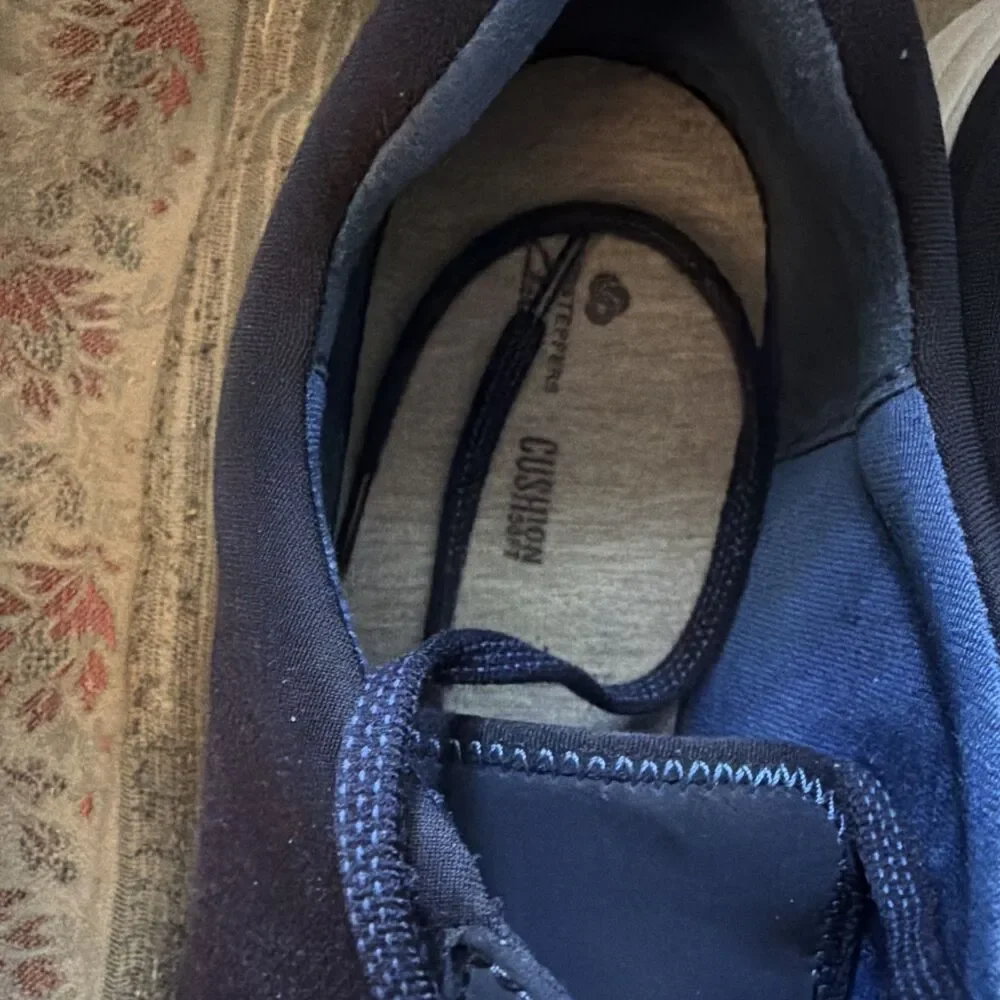 Clarks Cloudsteppers Size 12 Women Blue Casual Sneakers Lace Up